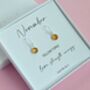 Sterling Silver November Birthstone Earrings, thumbnail 1 of 3