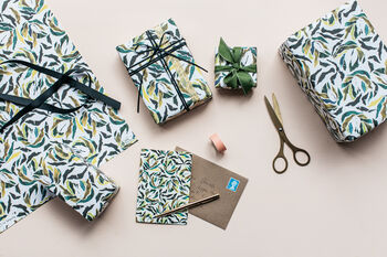 Verdant Eco Friendly Recycled Wrapping Paper Pack, 9 of 10