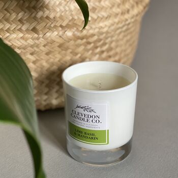 Lime Basil And Mandarin Candle, 2 of 2