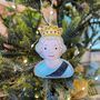 Personalised Queen Beaded Bauble, thumbnail 2 of 4