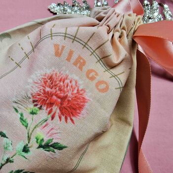 Virgo Birth Flower Gift Pouch, 3 of 6