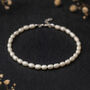 Sterling Silver White Seed Pearl Bracelet, thumbnail 1 of 4