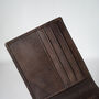Vintage Personalised Bifold Leather Wallet, thumbnail 8 of 12