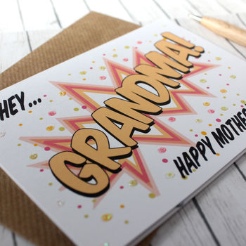 Personalised Mother's Day Card, Card For Grandma, 4 of 5
