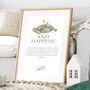 Knit Happens, Funny Witty Knitting Themed Wall Art Print For A Mum, Nan, Grandma, Auntie, Friend Or Partner, thumbnail 1 of 2