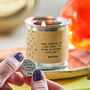 Personalised 'Chase The Light' Hidden Token Candle, thumbnail 1 of 6