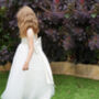 Narnia In White Flower Girl Dress, thumbnail 2 of 11