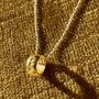 Love Necklace In 18 Kt Gold And Sterling Silver, thumbnail 3 of 4