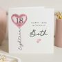 Personalised 18th Birthday Card For Daughter, thumbnail 1 of 7