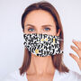 Brush Stroke Style Fabric Unisex Face Mask, thumbnail 1 of 2
