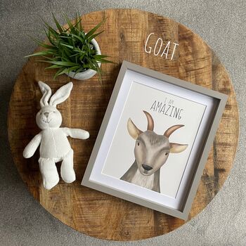 Children's Farm Animal Nursery Prints With Affirmations, 6 of 7