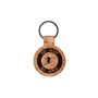 Round Cork Keyring 'Eat Sleep Ski Repeat' | Ski | Skiing | Keyring | Novelty, thumbnail 2 of 2