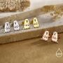 Sterling Silver Groundhog Stud Earrings, thumbnail 6 of 12
