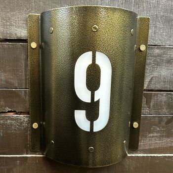 Powder Coated Stainless Steel Wall Light Sconce Surrounds Purus, 4 of 4