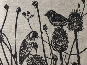 Lavender Scented Sleep Pillow, 'Birds On Teasels', 12 of 12