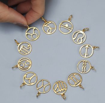 18ct Gold Vermeil Plated Zodiac Charm Necklace, 3 of 7