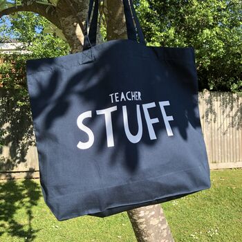 Personalised Thank You Teacher Stuff Tote Bag, 4 of 4