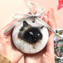 Personalised Pet Portrait Ceramic Hanging Decoration, thumbnail 1 of 11