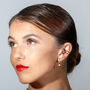 Art Deco Ear Cuff In Gold Plated, thumbnail 4 of 5