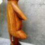 32cm Handcarved One Leg Yoga Cat Wooden Ornament Gift, thumbnail 12 of 12