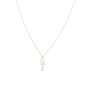 Sterling Silver Egyptian Ankh Necklace, 8 of 12