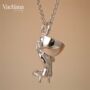 Khen Khrok Khen Phu Khao Gold Vermeil, Sterling Silver Necklace, thumbnail 10 of 12