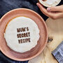 Secret Recipe Personalised Cake Stencil, thumbnail 1 of 3