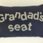 Grandad's Chair Cushion 100% Supersoft Merino, thumbnail 2 of 4