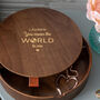 Personalised 'You Mean The World To Me' Jewellery Box, thumbnail 1 of 8