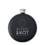 Dapper Chap 'The Perfect Shot' Black 6oz Hip Flask, thumbnail 2 of 4