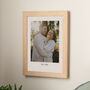 Custom Photo Linen Anniversary Print, thumbnail 2 of 3