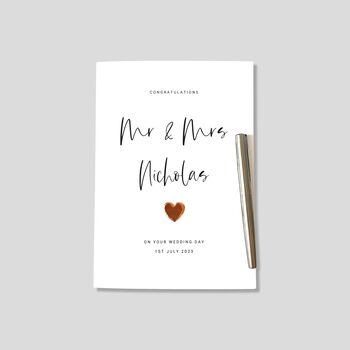 Personalised Wedding Day Card, 3 of 4
