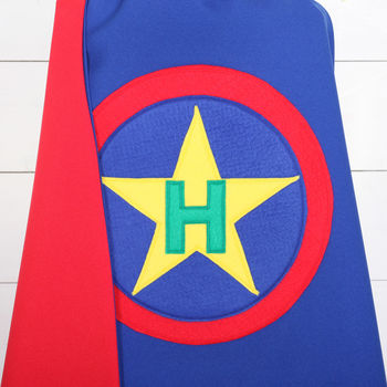 Personalised Superhero Star Dressing Up Cape, 4 of 6