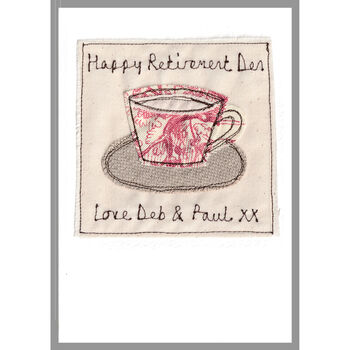 Personalised Tea Cup Birthday Card For Her, 12 of 12
