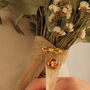 Personalised Photo Brooch With Gold Bow Bridal Bouquet, thumbnail 5 of 6