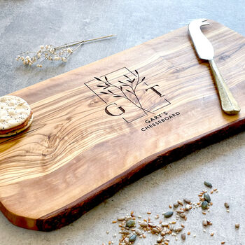 Personalised Live Edge Chopping Board, 2 of 8