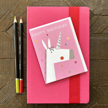 Mini Unicorn Birthday Card, 4 of 5