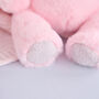 Personalised Pink Baby Girl Bunny Soft Toy, thumbnail 2 of 5