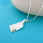 Personalised Rowing Oar Sterling Silver Necklace, thumbnail 1 of 5