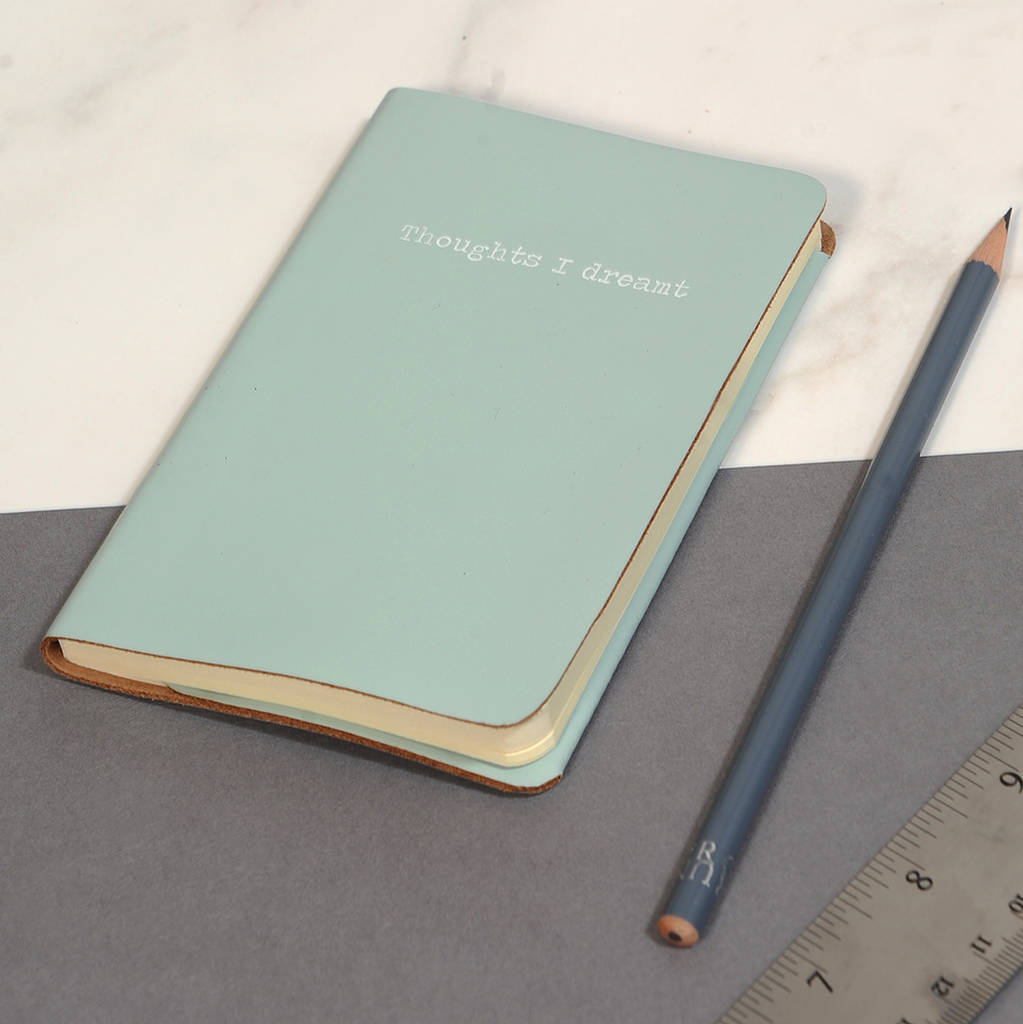 Leather Pocket Notebook By Undercover | notonthehighstreet.com
