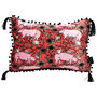 The Country Pig Coral Eco Friendly Rectangle Cushion, thumbnail 2 of 4