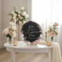 Blush Flowers Wedding Drop Frame Guest Book Alternative, thumbnail 3 of 4