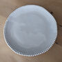 Vintage White Beaded Plates And Bowls, thumbnail 5 of 7