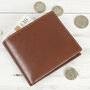 Personalised Leather Wallet With Message, thumbnail 4 of 4