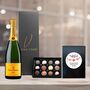 Vino Coco Personalised Valentine's Day Veuve Clicquot Champagne And Truffles Gift Set, thumbnail 1 of 9