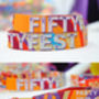 50 Fest 50th Birthday Party Festival Wristbands, thumbnail 8 of 12