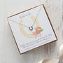 Silver Horseshoe Necklace On Personalised Gift Card, thumbnail 6 of 12