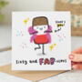'Sixty And Fab' 60th Birthday Card, thumbnail 1 of 2