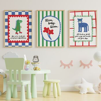 Let Kindness Guide Your Way Nursery Print, 3 of 7