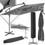 Garden Parasols Umbrella With LED Solar Rotatable 3x3m, thumbnail 10 of 10